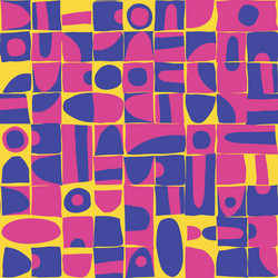 Geometric Blocks Pattern vector image