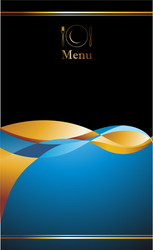 menu cover design vector