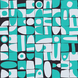 Geometric Blocks Pattern vector image