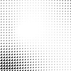 triangles halftone triangle geometric background vector image