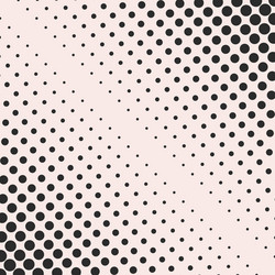 Diagonal Halftone Dots Pattern vector image