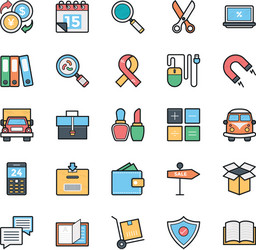 networking web user interface and internet 2 vector image