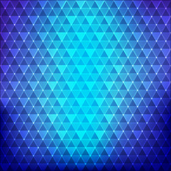 Abstract background blue continuous triangle vector