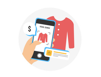 visual search optimization for ecommerce enhance vector image