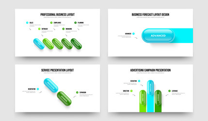 modern development five one two three element vector image