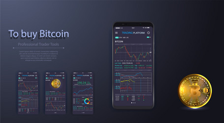 professional trader tools for successful trading vector image