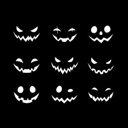 Scary Smile for Halloween Face Graphic by IrynaShancheva · Creative Fabrica