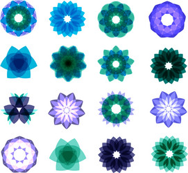 Abstract Circular Patterns vector image