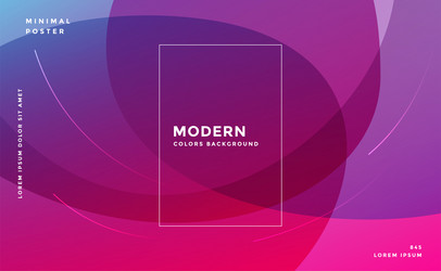 Modern background abstract shapes vector