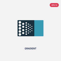 two color gradient icon from user interface vector image