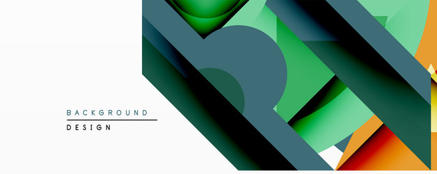 abstract geometric design overlapping shapes vector image