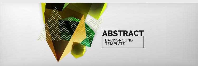 dark 3d triangular low poly shapes abstract vector image
