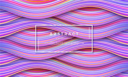 Dynamic Colorful Flow Abstract Background vector image