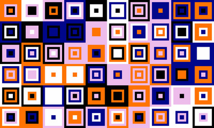 abstract cube mosaic with structured colors vector image