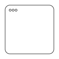 textbox icon text message element for web mockup vector image