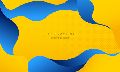 abstract background colorful with fluid shapes vector image