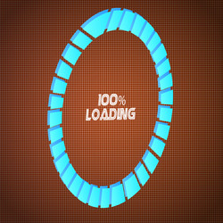 loading bar over a textured background vector image