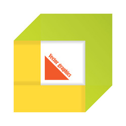 abstract strips in the form of a square vector image