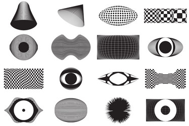 Geometric Transition Effect vector image