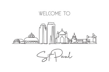 St Paul Minnesota Vector Images within Buildings & Landmarks (63)