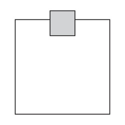 textbox icon text message element for web mockup vector image