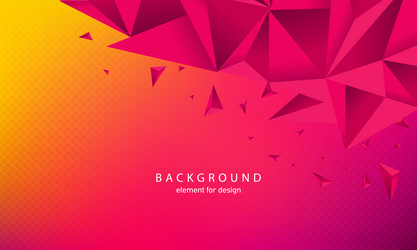 abstract background with triangles modern concept vector image