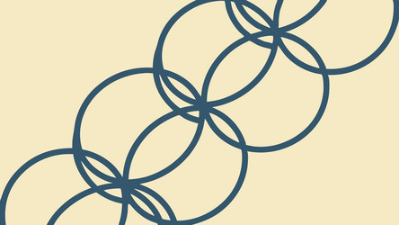 abstract interlocking chain link pattern design vector image