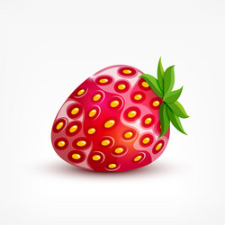 Garden strawberry icon Royalty Free Vector Image