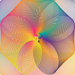 abstract spectrum background vector image