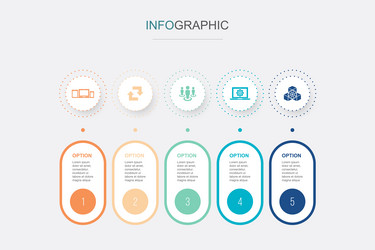 devices synchronization users software vector image