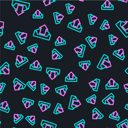 line upload inbox icon isolated seamless pattern vector image