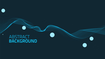 Abstract background with faded line waves vector