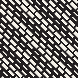black and white irregular dashed lines pattern vector image