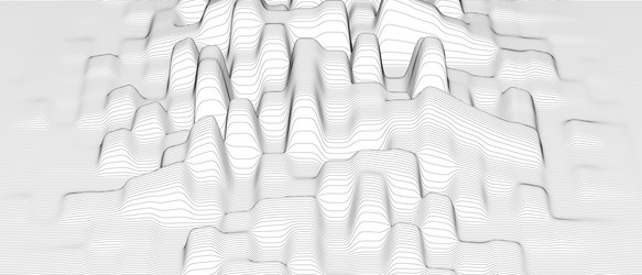 abstract background with distorted line shapes vector