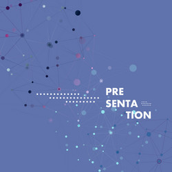 abstract connecting dots and lines for science vector image