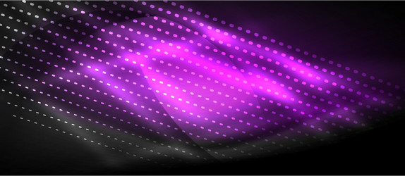 neon smooth wave digital abstract background vector image