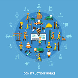 Construction worker concept Royalty Free Vector Image