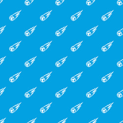 falling meteor with long tail pattern seamless vector image