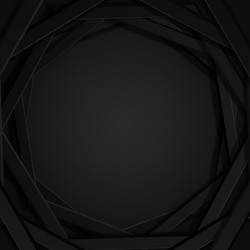 abstract dark hexagonal frame background vector image