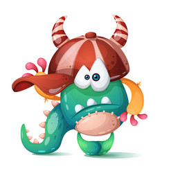 Adorable Monster Characters Vector Image