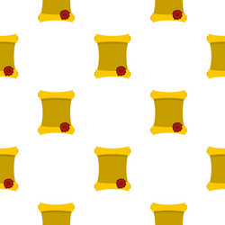 old paper scroll pattern flat vector image
