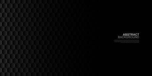 dark hexagonal shape background abstract vector image