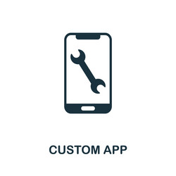 custom app icon simple element from vector image