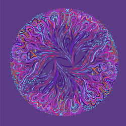 Psychedelic Shamanic Pattern Vector Image