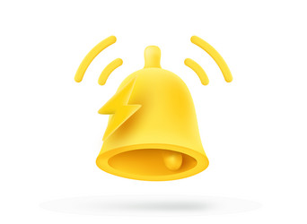 web message notification icon 3d isolated on white vector image