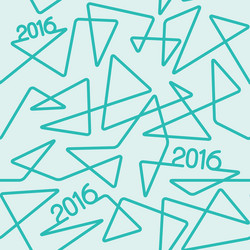 2016 year linear pattern vector