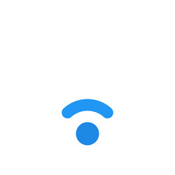 low signal indication in internet device vector image