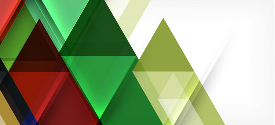 abstract triangle pattern colorful backdrop vector image