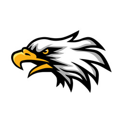 Furious Eagle Mascot Logo Vector Image