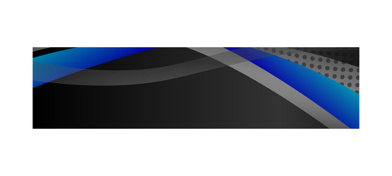 abstract dynamic wavy horizontal header or banner vector image